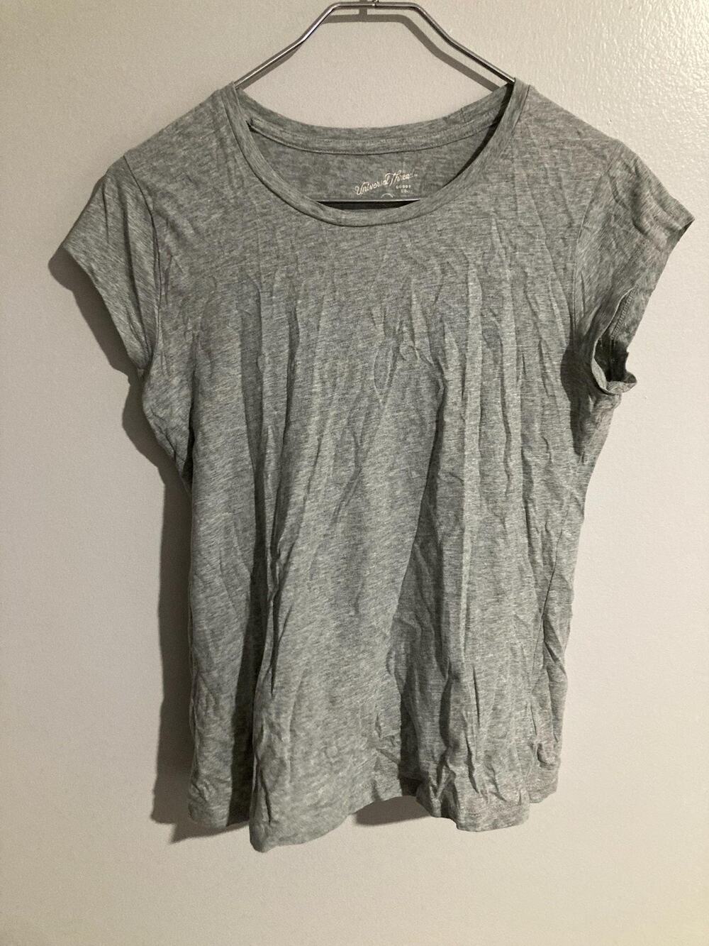 Universal Thread T-Shirt Womens M Gray Basic Crew Neck Short Sleeve Jersey